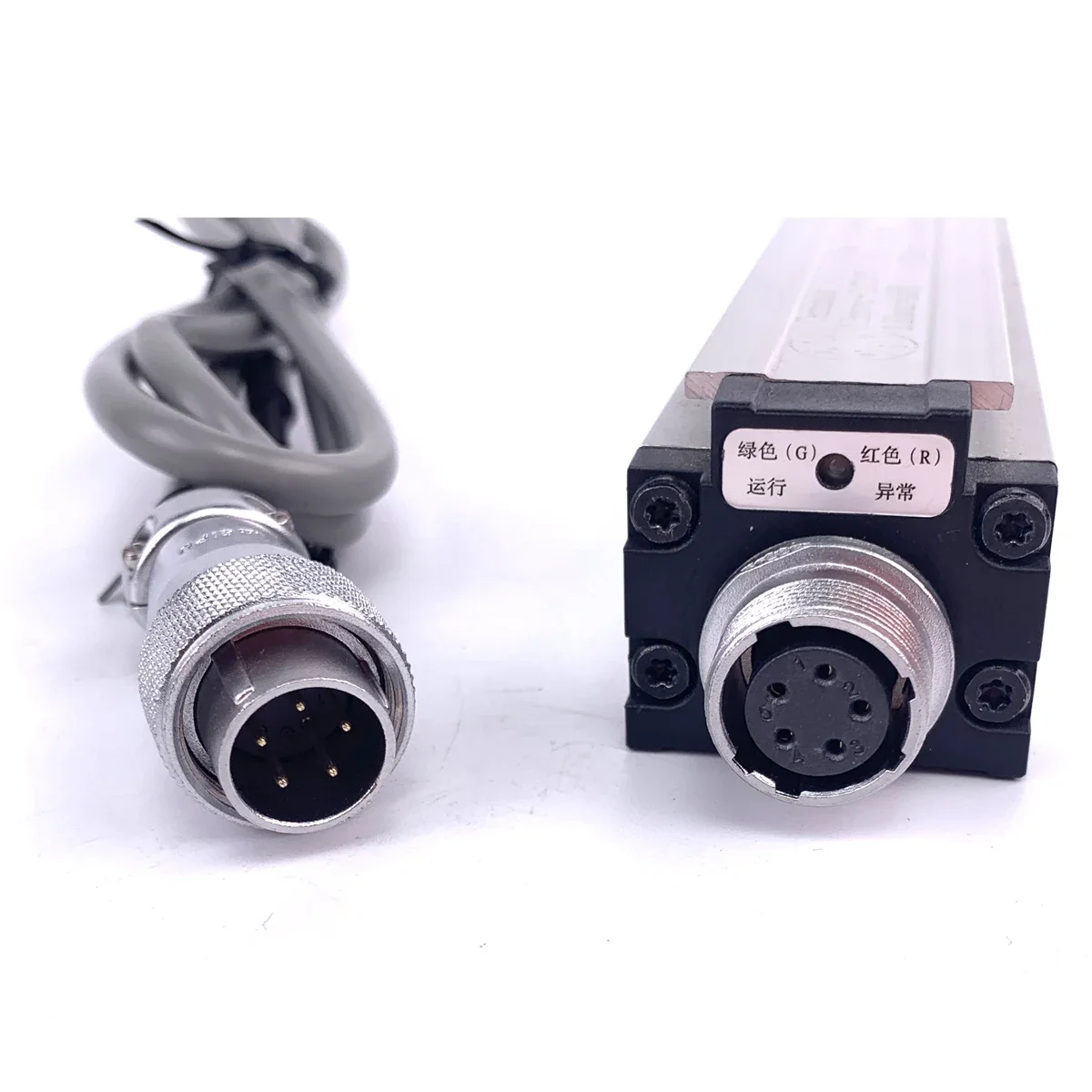 محول مستشعر موضع خطي مغناطيسي مطلق MTM 80 مم - 3000 مم نوع كتلة منزلقة للأسطوانة