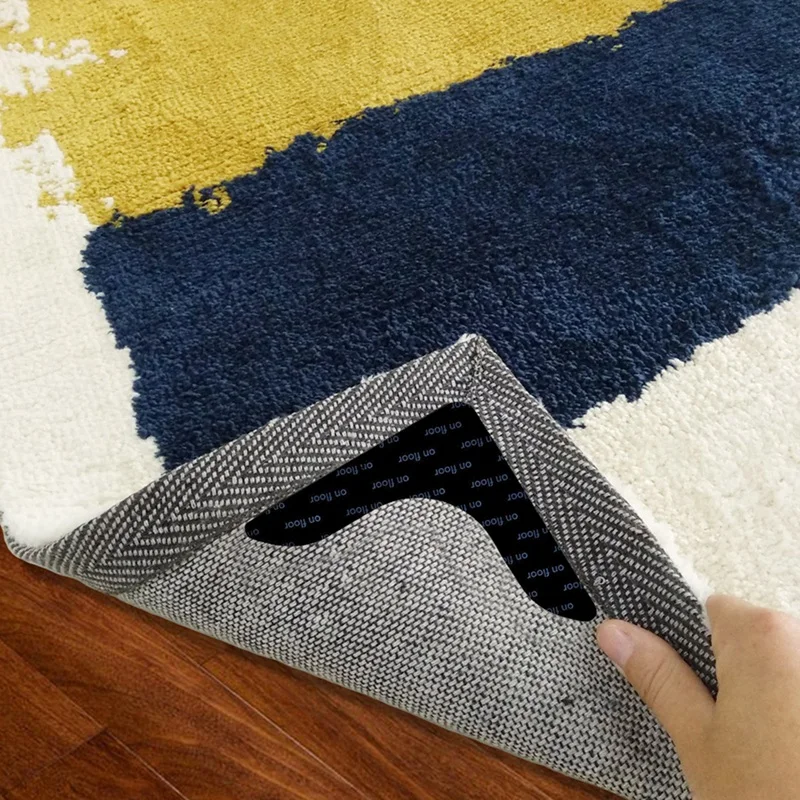 Clipes para carpetes para fortalecer pisos e colchas, 24 tapetes antiderrapantes, reutilizáveis-AT64