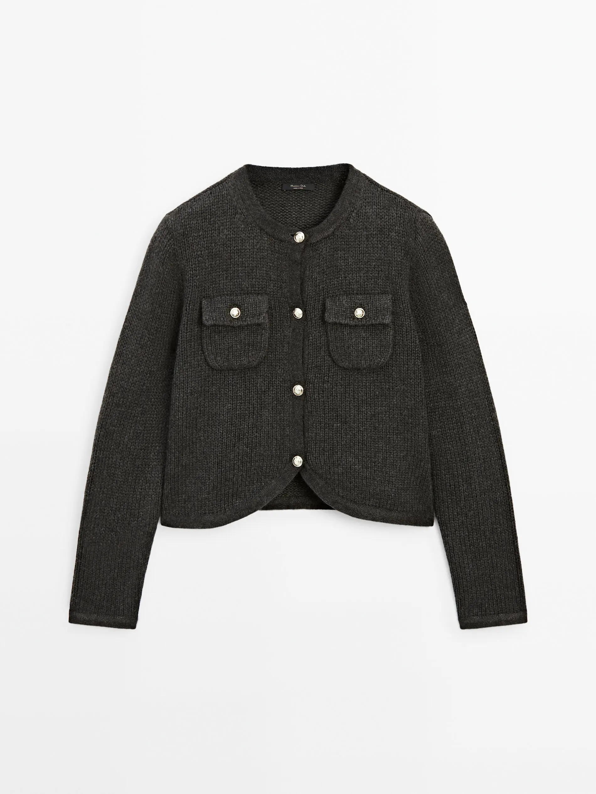 Ethéré MD 2025 massidutti automne nouveau style de femmes décontracté petit parfum collège style col roulé court tricot