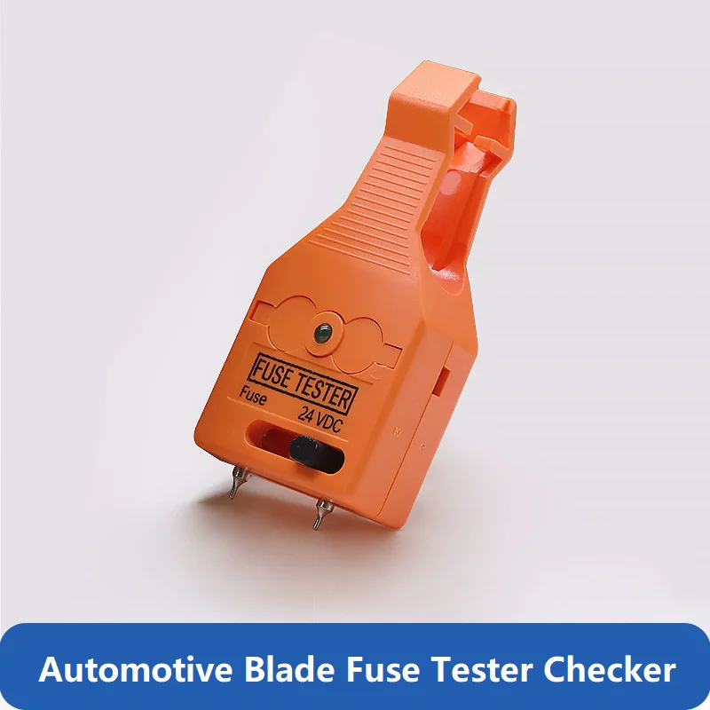 24V Blade Fuses Tester and Puller Automotive Blade Fuse Tester Checker For Mini Standard Maxi Fuses Reset Fuse Removal Tool