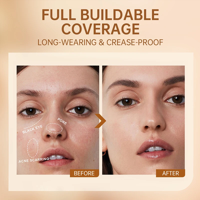 Correcteur liquide imperméable, 14 couleurs, hydratant, mat, haute couverture, longue durée, léger, fond de teint multi-usage