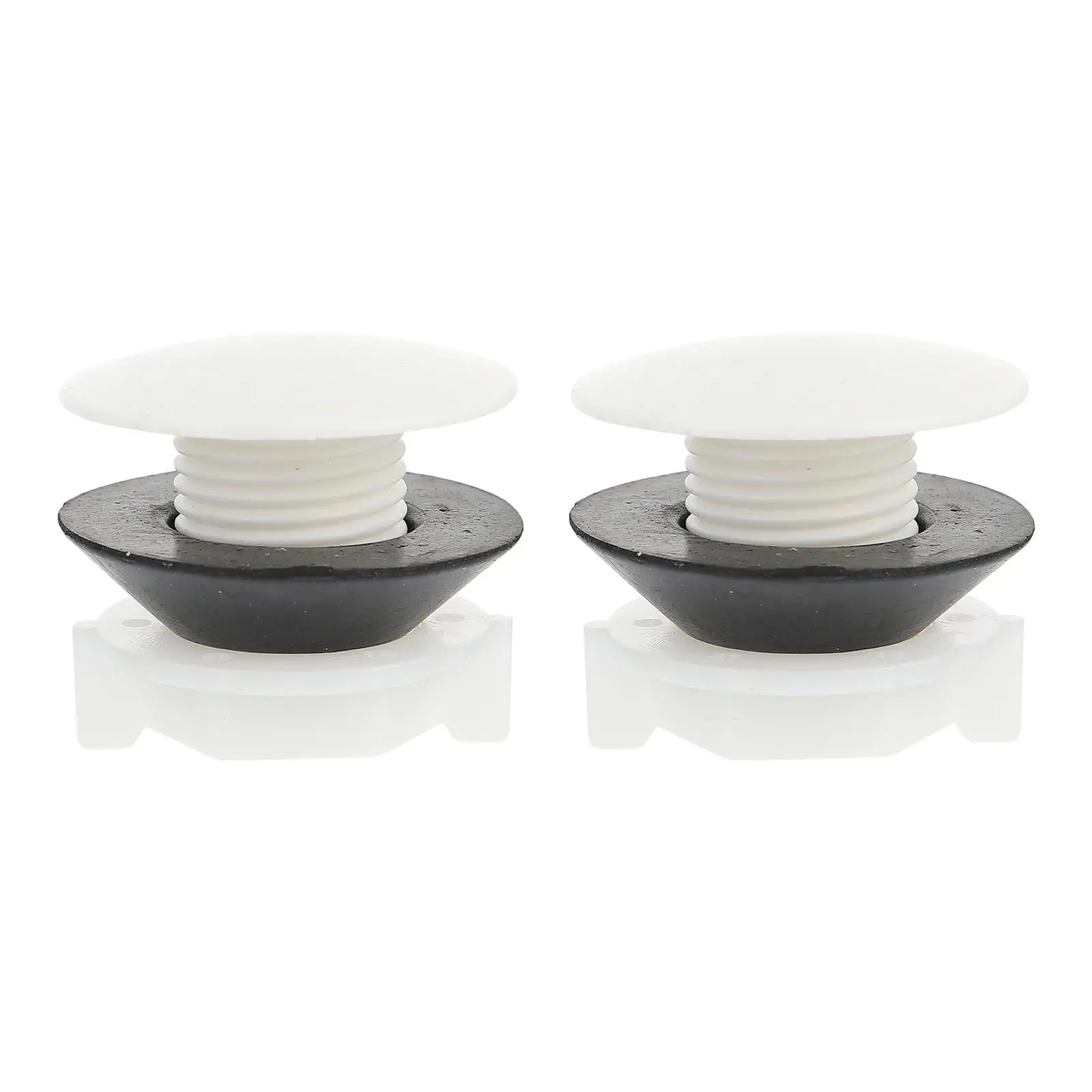 

2pcs Water Tank Plug Accessories Durable Plastic Replacement Bath Room Stopper Small Size FitsToilet Tank Caps