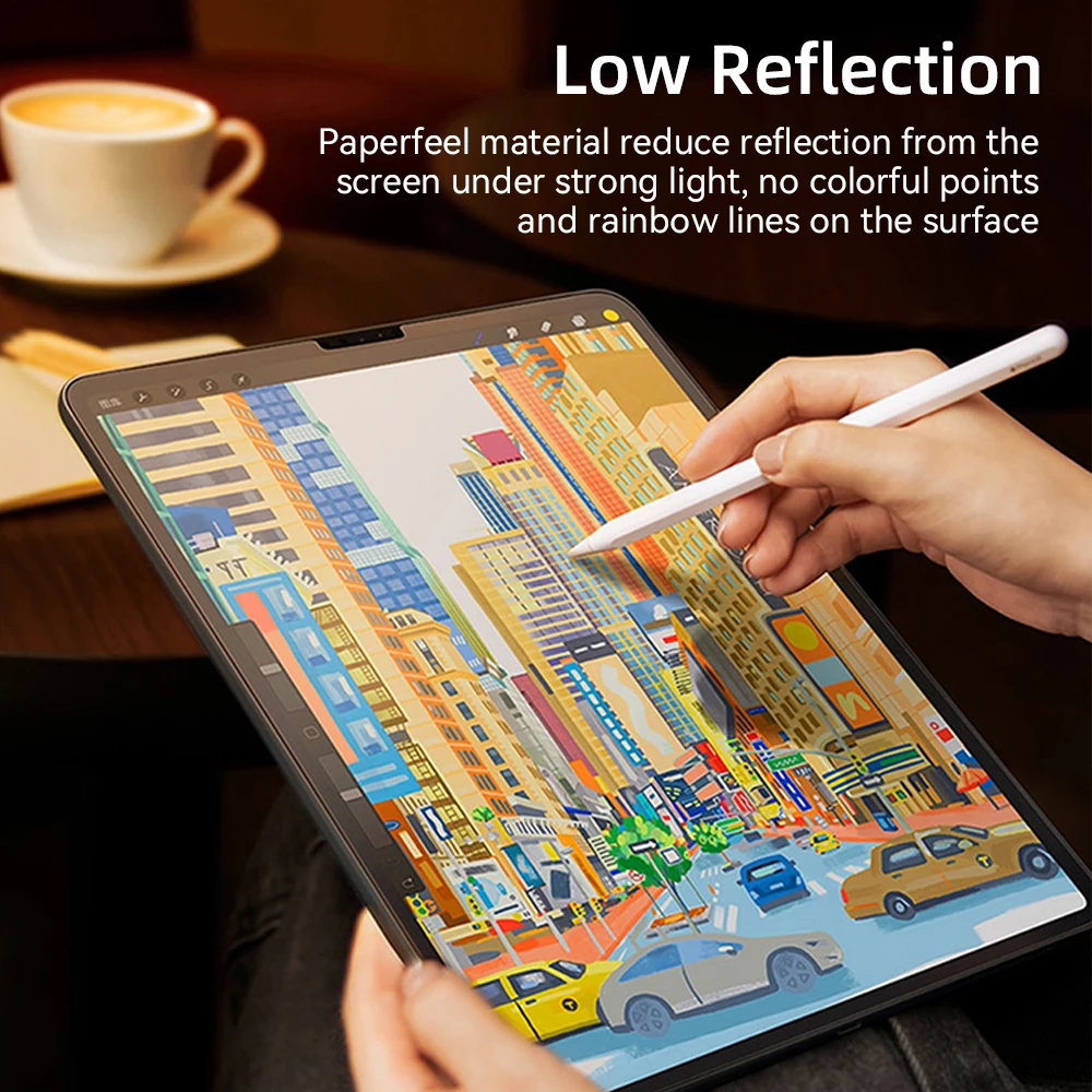 For iPad Air 6 2024 Pro 11/13 M4 Screen Protector Film  Paper Feel Matte PET Painting for iPad 7th 8th 9th 10th Generation