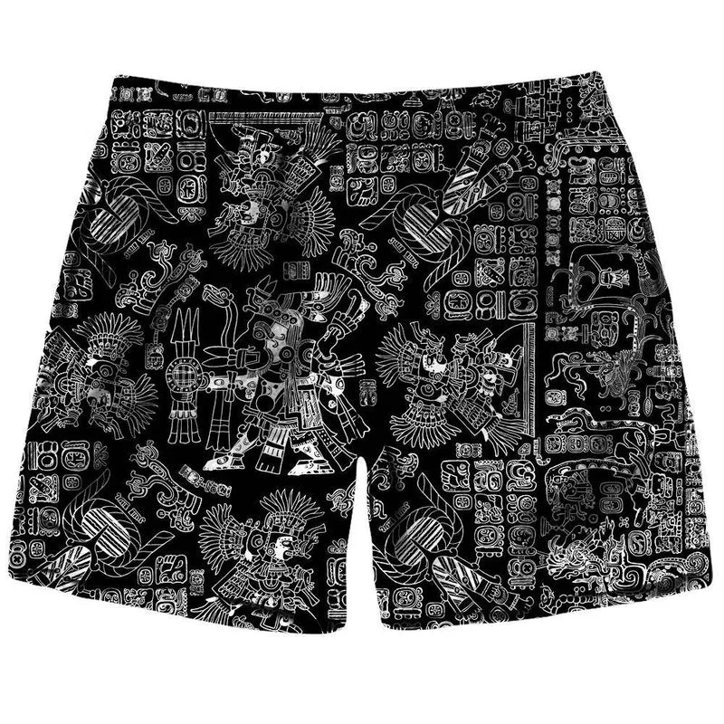 New Men Microphone Patterns Beach Shorts 3D Printed Dollars Short Pants Fun Street Outdoor Breathable Sports Board Shorts