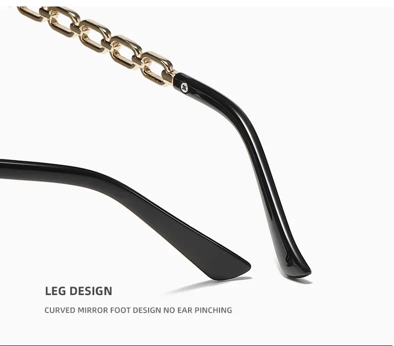 Quadratische Sonnenbrille für Frau 2023, Vintage-Stil, großer Rahmen, schwarzer Spiegel, Sonnenbrille, Schattierung, Polarisator, sexy weibliche Reisebrille, Uv400 – Detail 5