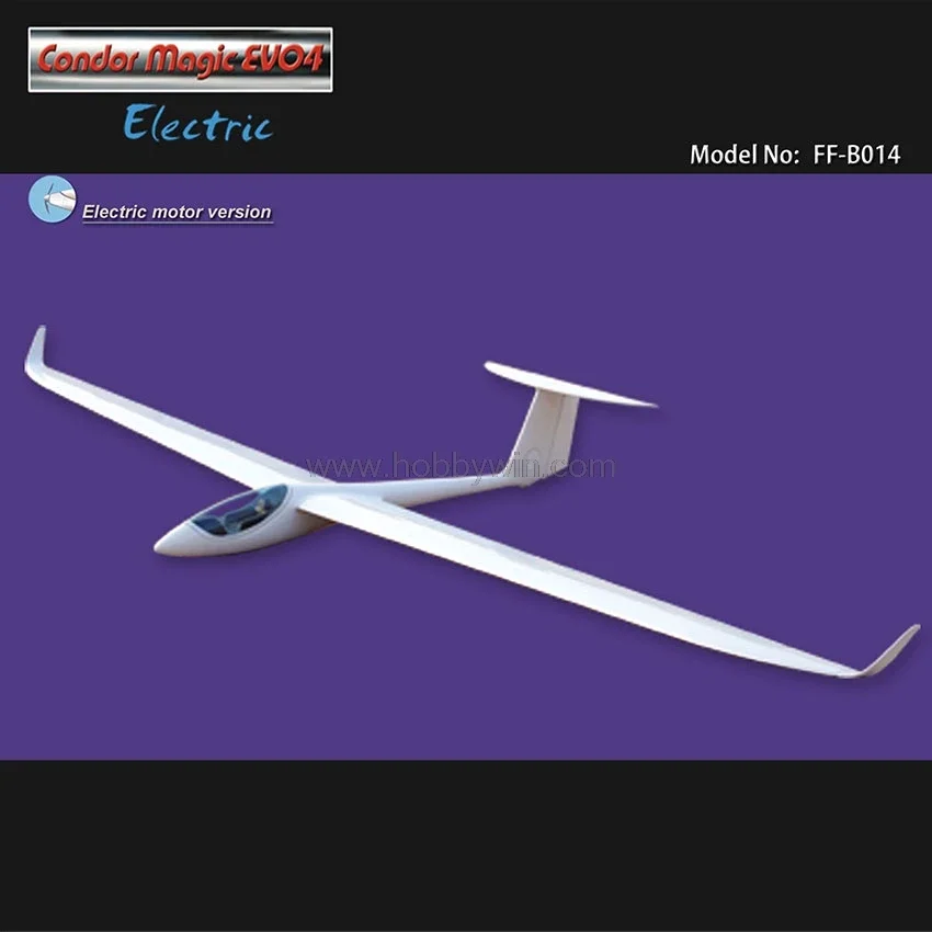 Condor Magic EVO4 Electric Glider 3000mm Kit without eletronic parts RC Model Fiberglass Sailplane