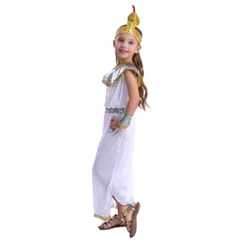 Girls Cleopatra Egyptian Queen Costume 3