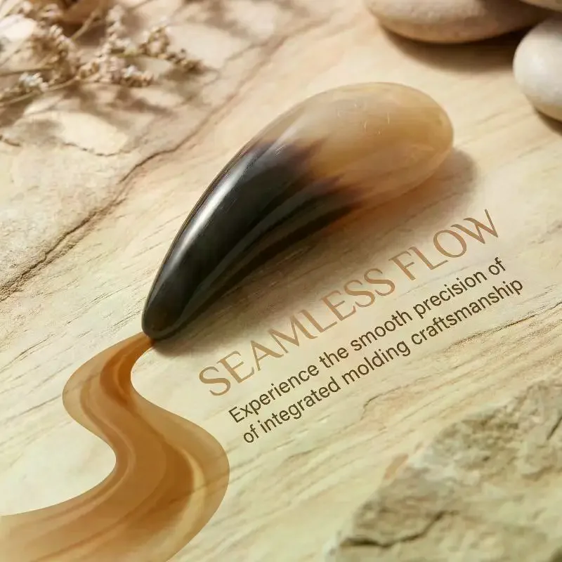 Buffalo Horn Gua Sha Massage Tool  for Muscle Tension Face and Body Scraping Board Suitable for Home Spa