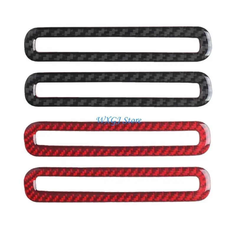 

37JE Exclusive Air Condition Vent Outlet Trim Fit for Mustang Carbon Fiber Anti-scrat