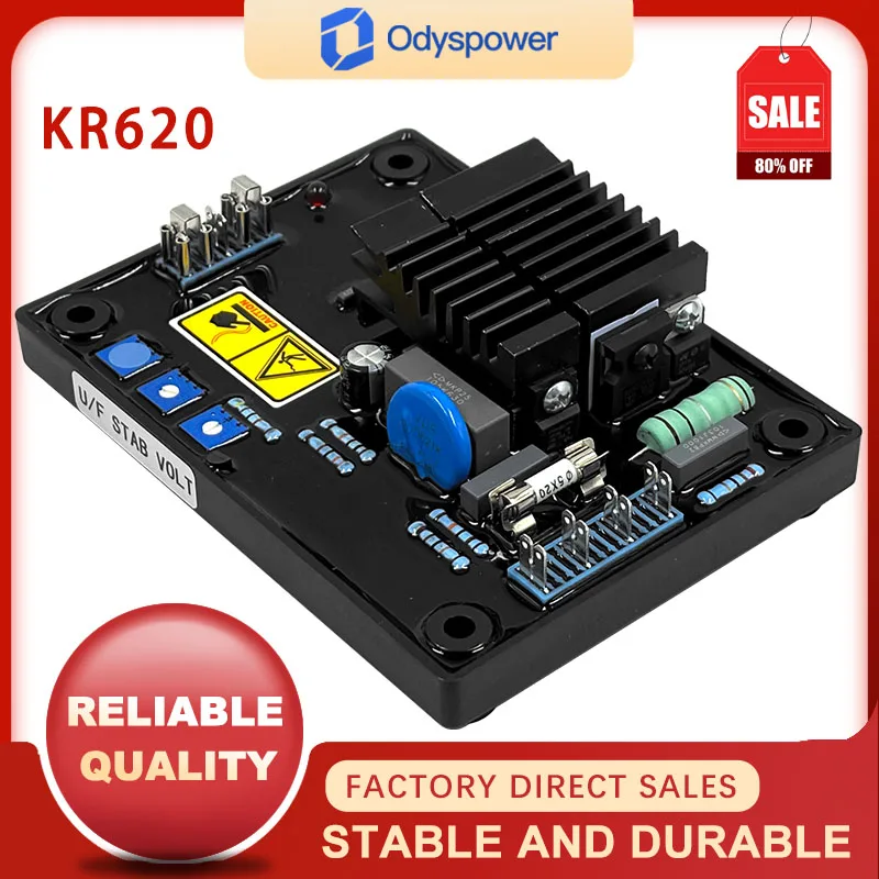 

Diesel Generator KR620 Regulator Automatic Voltage Regulator AVR Excitation Regulator Stabilizer Board
