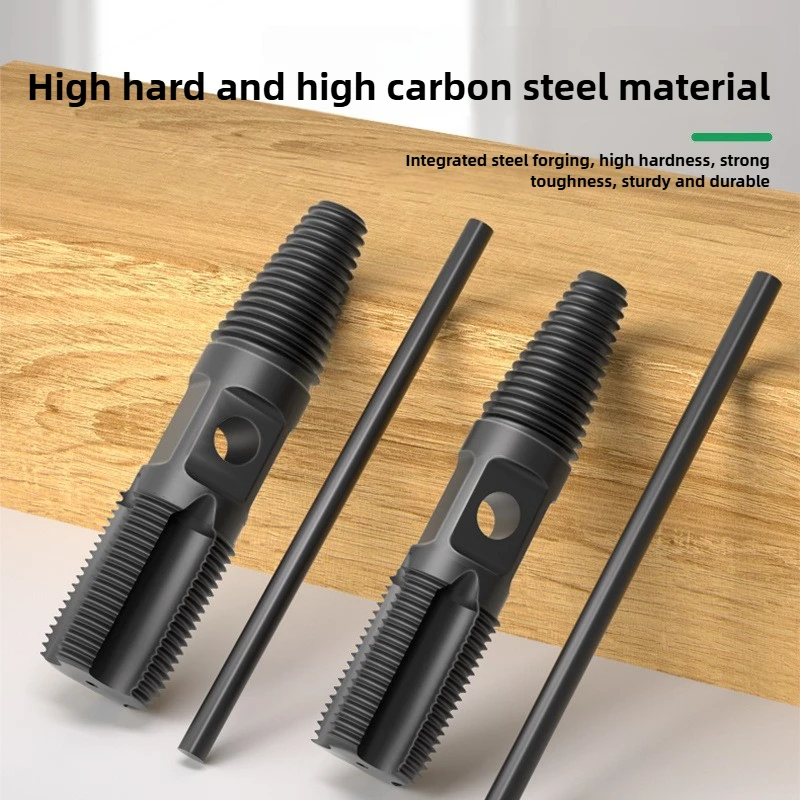 BAOLIAN Damaged Screw Extractor Doubleheaded Screw Extractor Drill Bit Set Water Pipe Bolt Screw Valve Thread Repair RemoverTool
