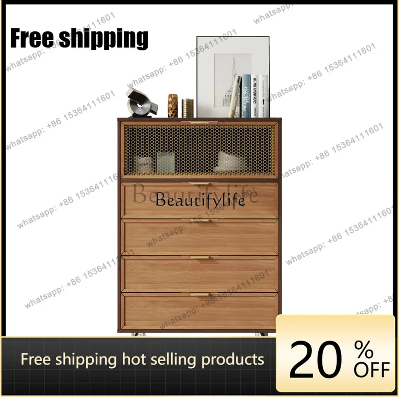 Factory Direct Nordic light luxury chest of drawers simple modern drawer storage cabinet