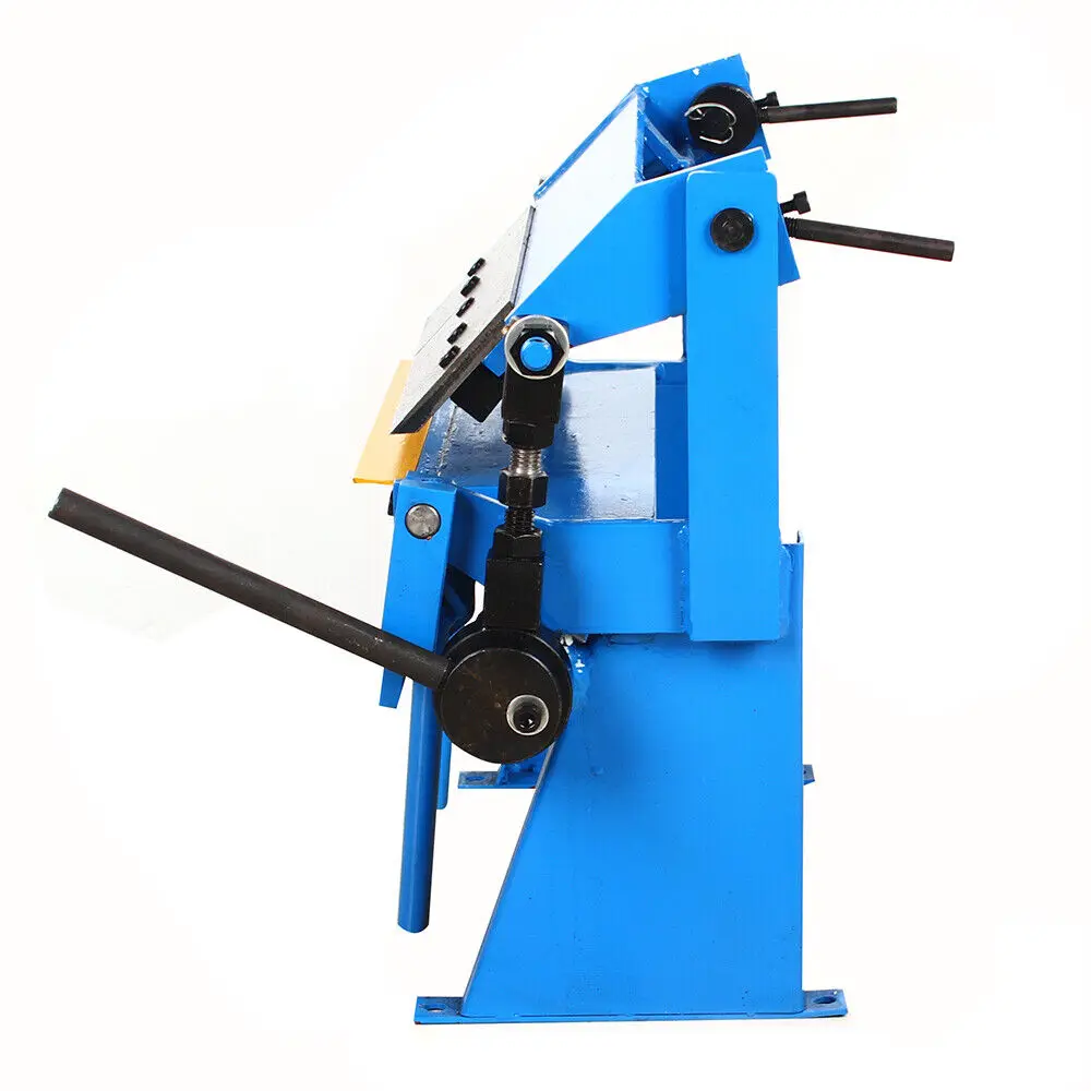 Industrial Metal Sheet Bending Machine Durable 305mm 0-135° Angle Manual Sheet Metal Shear Brake Roller Bending Machine