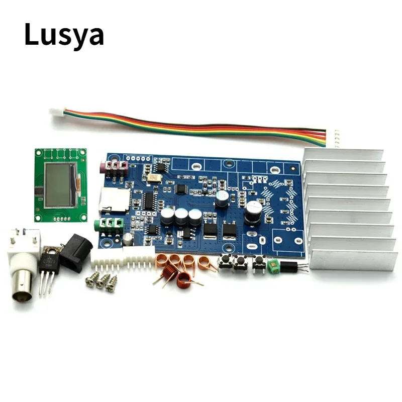 Lusya DIY KITS FM 76M-108MHZ stereo PLL FM transmitter suite 5W max 7W power frequency adjustable for hifi amplifier