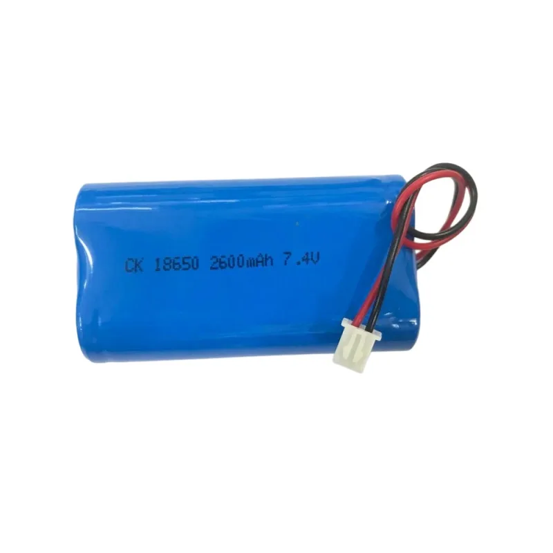 7.4V 18650 Lithium Battery Pack 2600mA Large Capacity Loudspeaker, Drama Machine, Radio External Battery