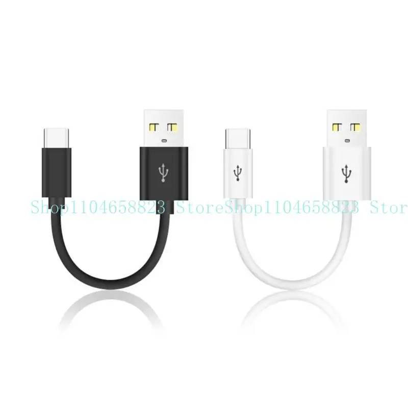 652f 20cm curto USB tipo C Tipo CABELA CABELO CABELO ALIMENTAÇÃO DADOS DA CARREGADOR DO FIE