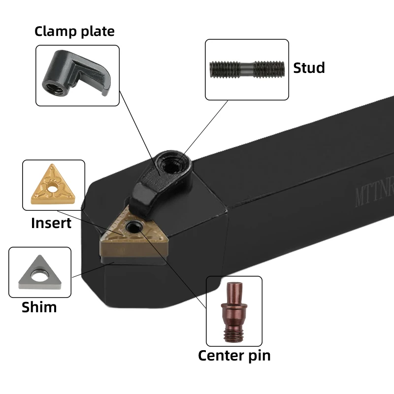 أدوات تحول خارجية من HENGXIN MTTNL2020K16 MTTNR2525M16 MTTNR MTTNL إدراج كربيد أدوات قطع آلات المخرطة باستخدام الحاسب الآلي