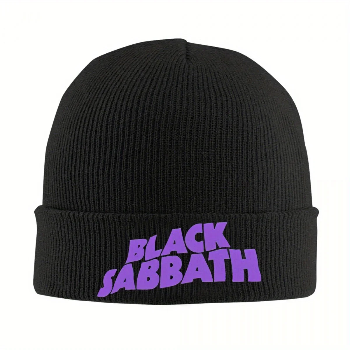 

New Black Sabbathe Bonnet Hats Rock Band Beanie Hats Pattern Skullies Beanies Spring Y2K Cool Men Women Outdoor Sport Warm