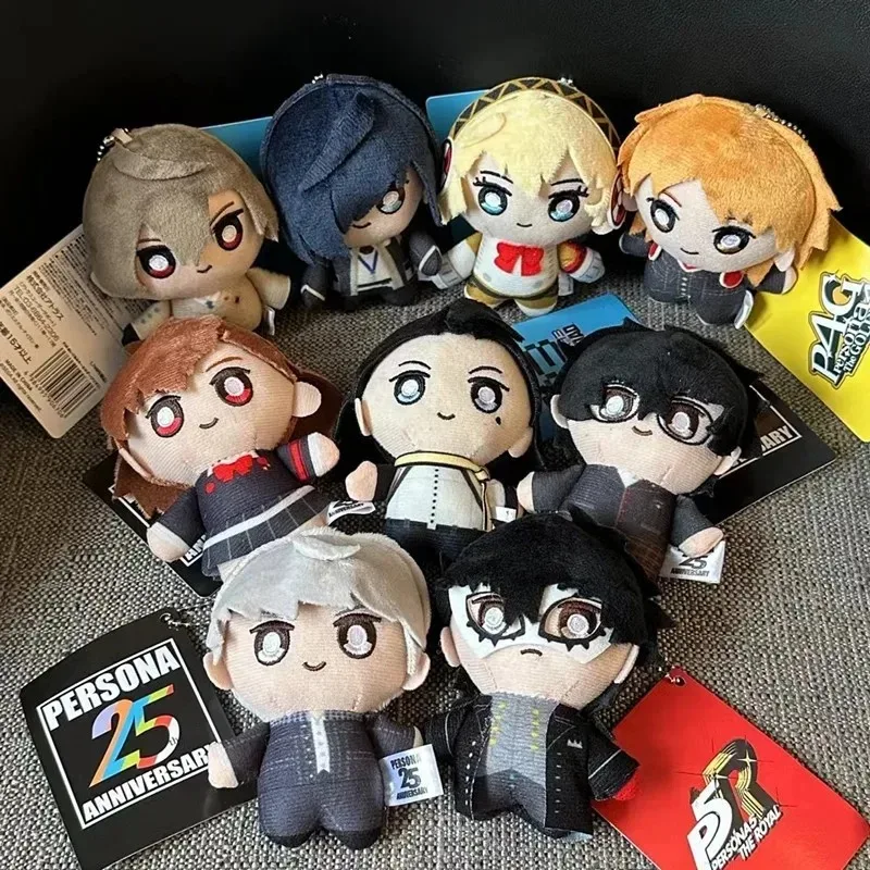 10CM 2024 Persona Pluszowa zabawka 25 rocznica Joker Shiomi Kotone Yuuki Makoto Cosplay Anime Plushie Wisiorek Dzieci Prezenty świąteczne