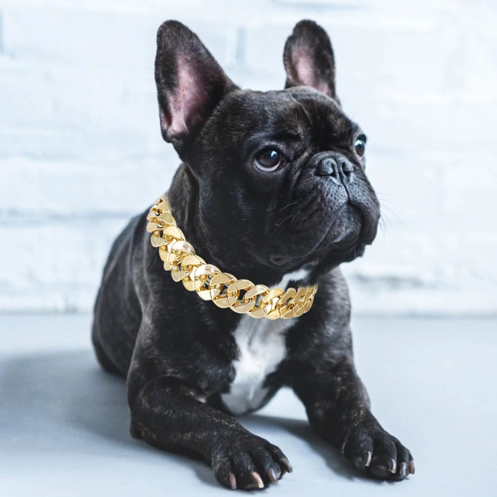 Small Medium Pet Dog Collar Necklace Jewelry Accessories For Teddy French Bulldog