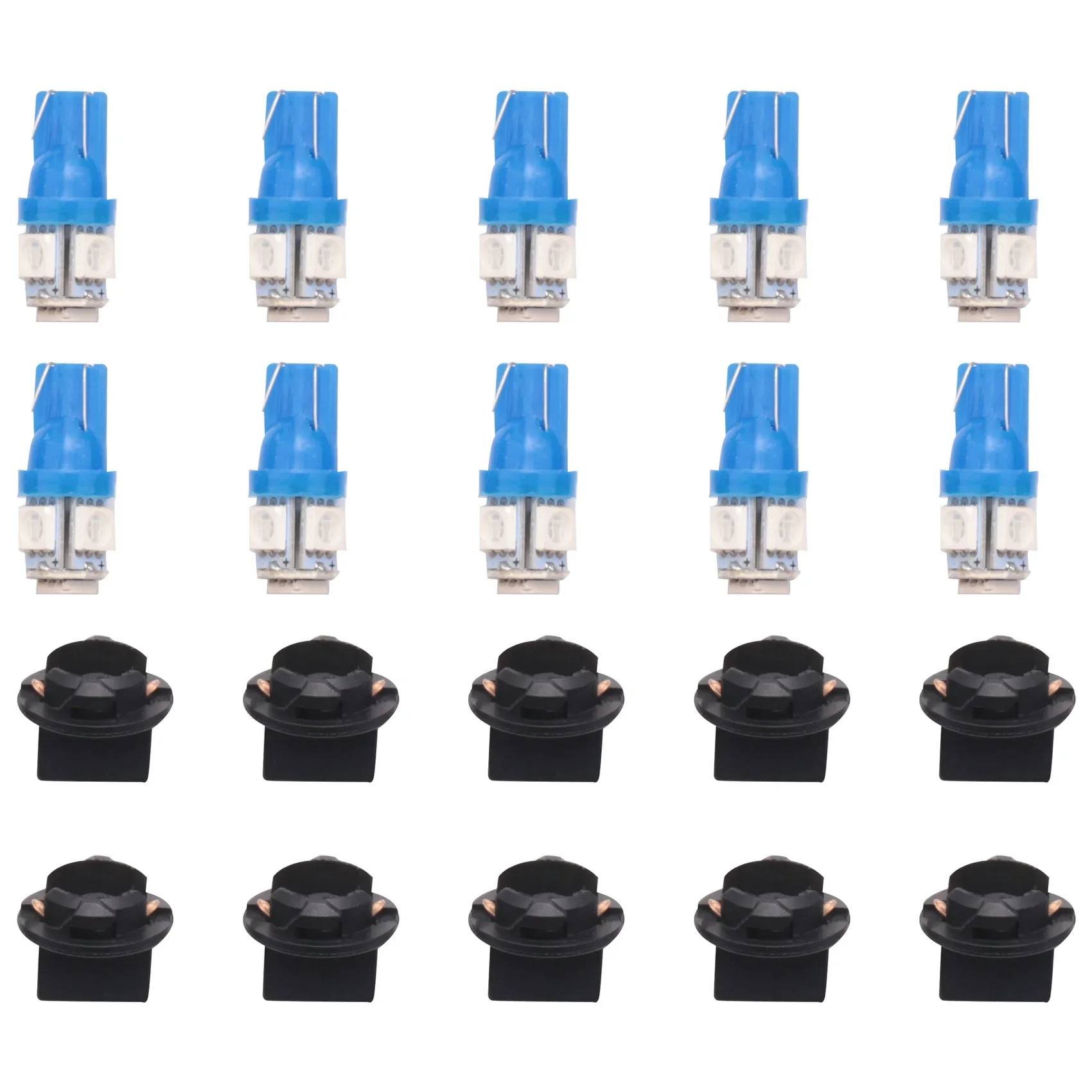 Pop T10 194 168 LED Light Bulb PC194 PC195 PC160 PC168 Instrument Panel Gauge Cluster Dashboard Light Bulb Ice Blue 10PCS