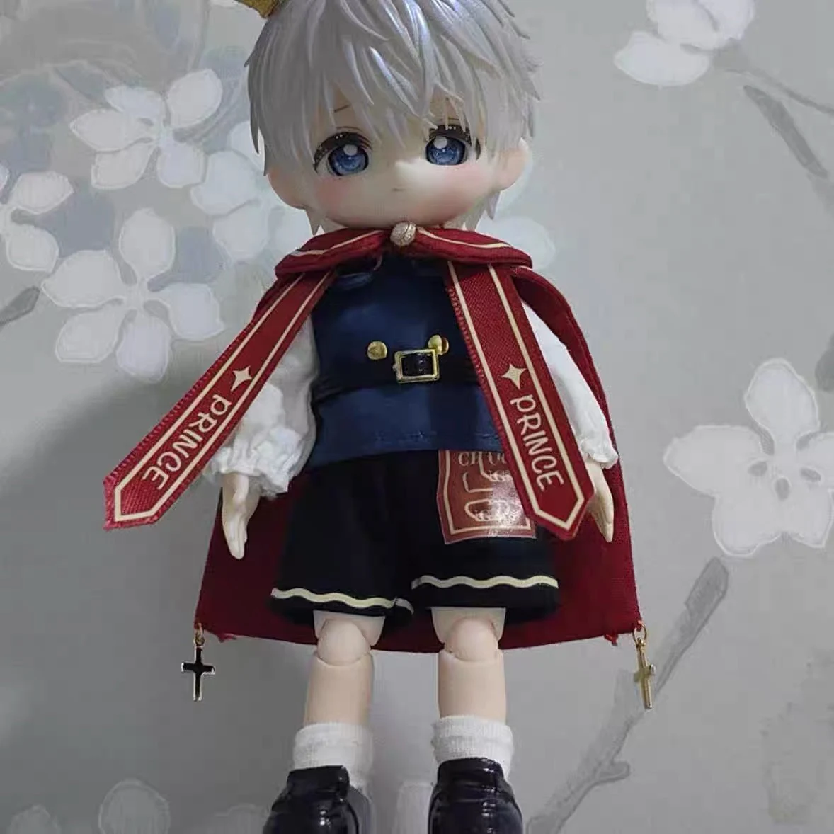 Ensemble de vêtements OB11, cape + chemise + pantalon + haut, tenue de prince pour P9 YMY GSC OB11, accessoires de vêtements pour poupée 1/12, sans poupée C2551