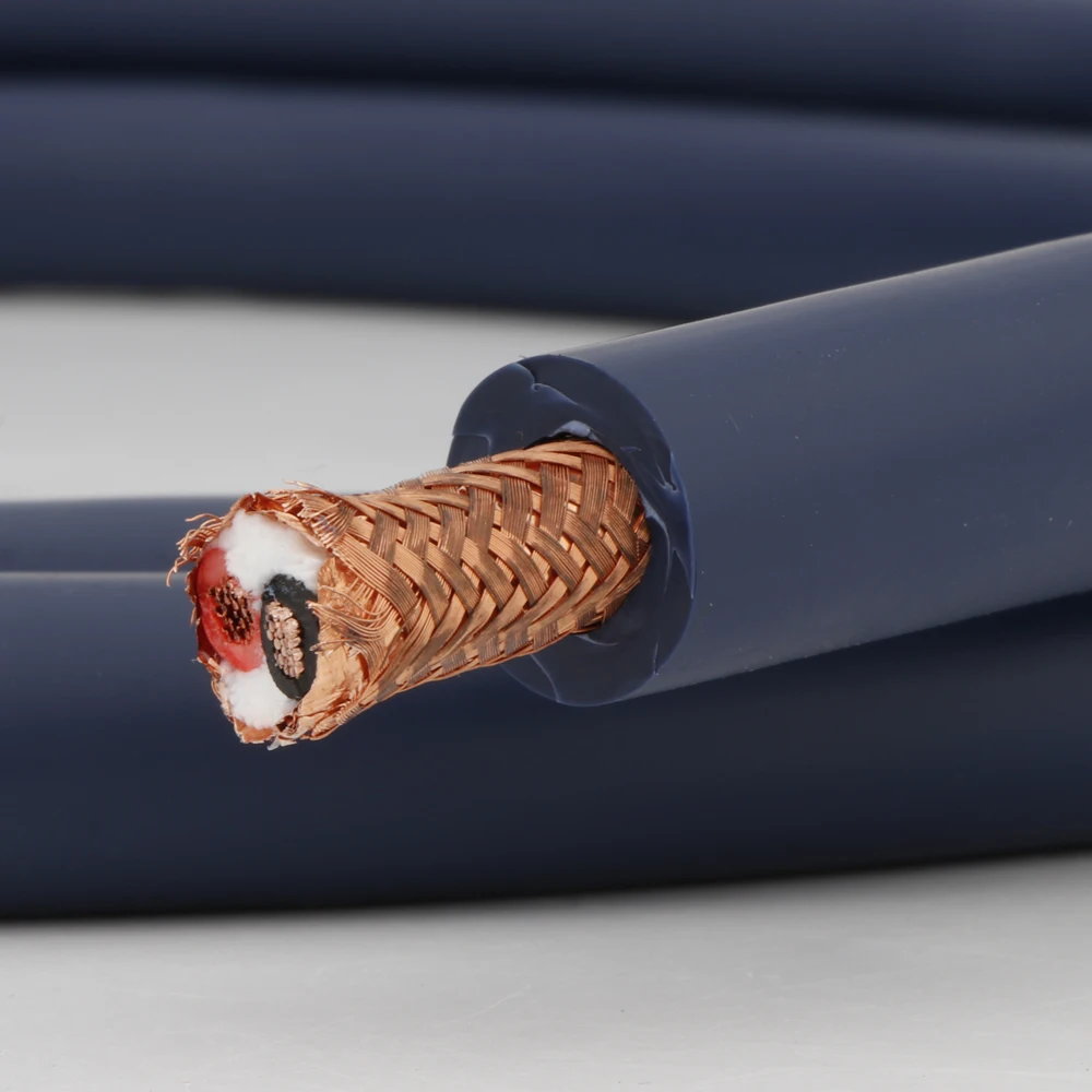 Monosaudio S802 OFC Silver Plated twist solid copper speaker cable 11AWG Speaker Cable DIY Multiple  HiFi Loudspaker Cable