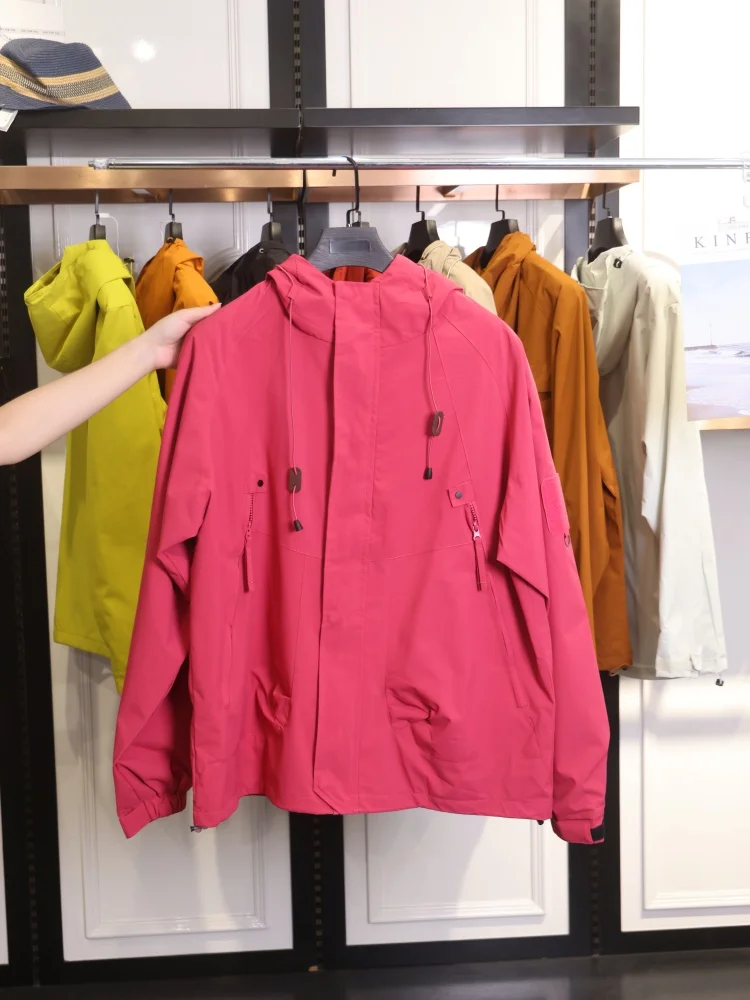 

ex Открытый Ветрозащитный Водонепроницаемый Куртка с Капюшоном Весна Осень Новый Sle Молодежный Длинный Свек Подставка Подходит