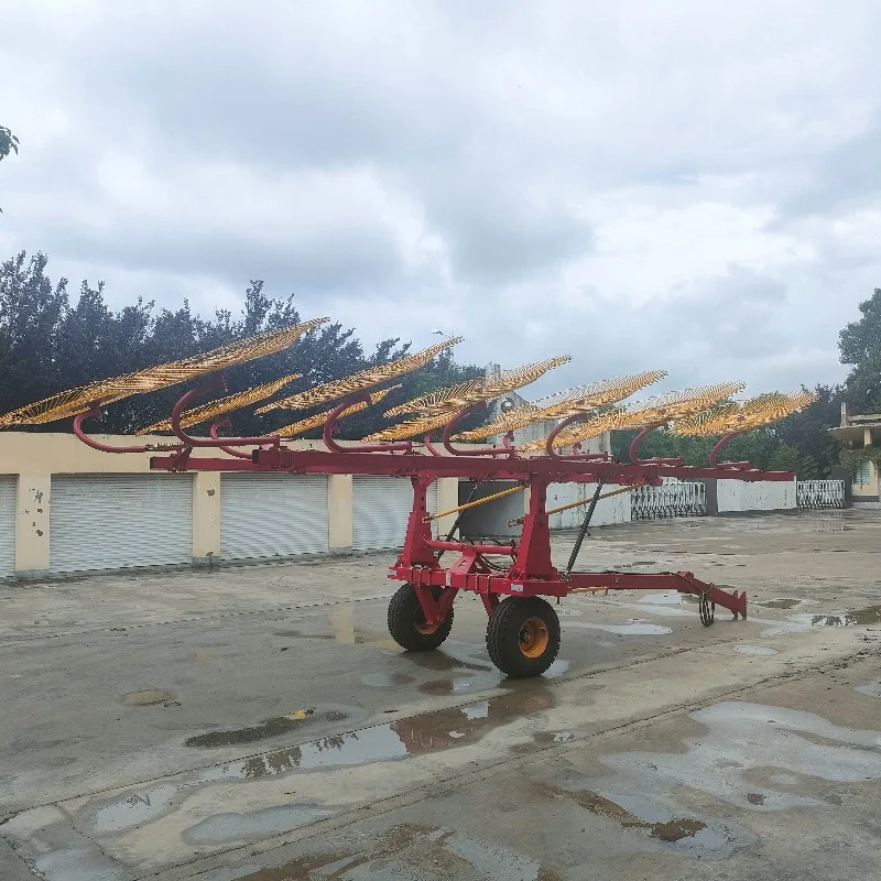 Customized Farm Agricultural Machinery Hay Rake Tractor Mounted Grass Rake For Hay Collecting