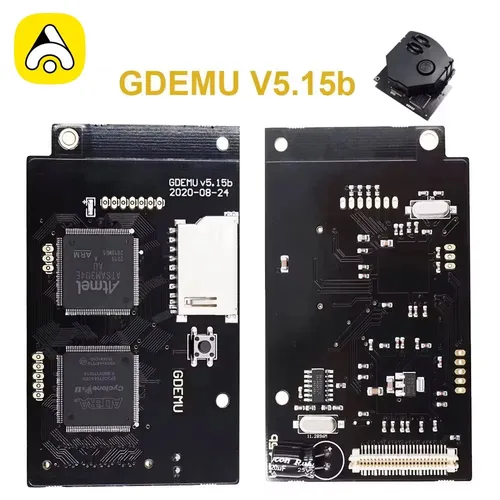 Placa de simulación de unidad óptica DC V5.15b GDEMU para SEGA Dreamcast con juegos de tarjetas SD, videojuego Retro instalado