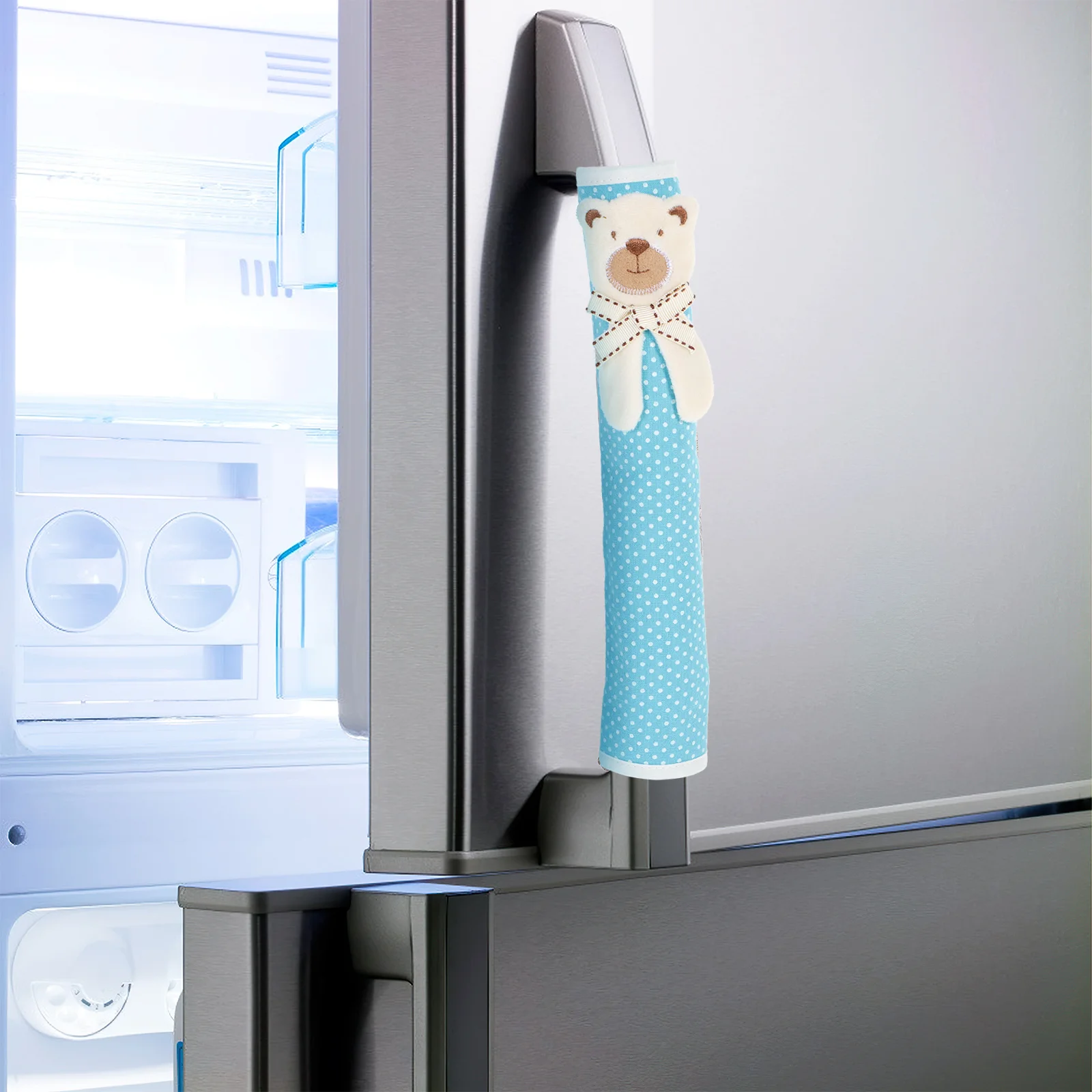 

4Pcs Refrigerator Door Handle Covers Dust-Proof Decorative Fridge Protector Long-Lasting Durable Kitchen Appliance Cover