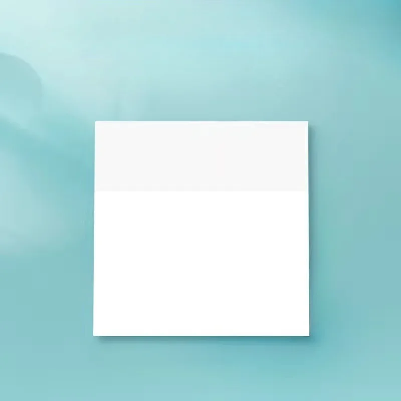 50 Sheets Transparent Waterproof Note Self-adhesive Memo Pad Sticky Note Sticker School Office Stationery Reminder Bookmark