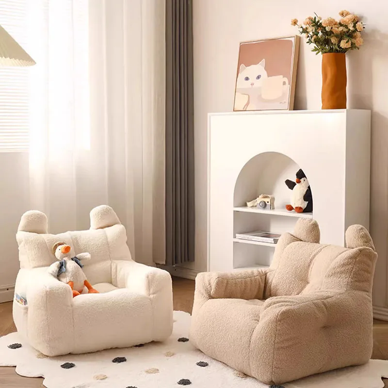 Reading Children Beanbag Sofa Recliner Small Room Corner Beanbag Sofa Human Individual Muebles Para Salas Modernos Furniture