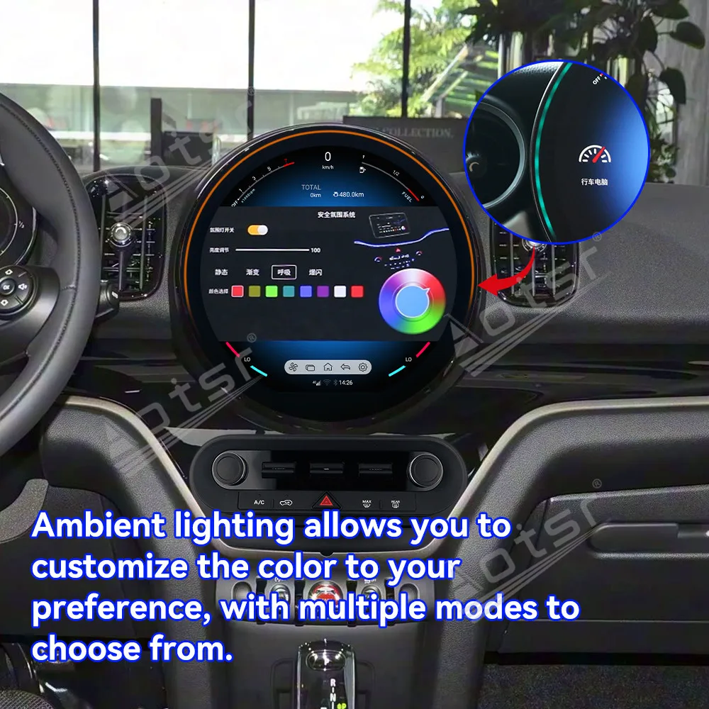 11.8’’ Android 13 Carplay For MINI Countryman F60 2017-2023 GPS Navigation Car Radio 2K HD Touch Screen Multimedia Auto Stereo