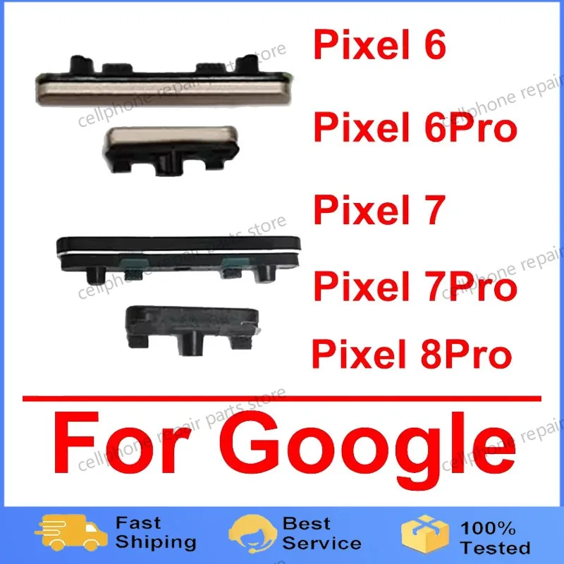 

Для Google Pixel 6 7 8 Pro 6pro 7pro 8pro Вкл. ВЫКЛ. Громкость питания Боковые клавиши Кнопки громкости Ремонтные детали