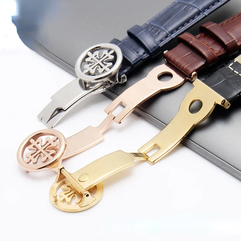 Leather watch strap for Patek Philippe grenade 5167Ax watch crocodile pattern strap butterfly buckle men and women 19/20mm 22mm