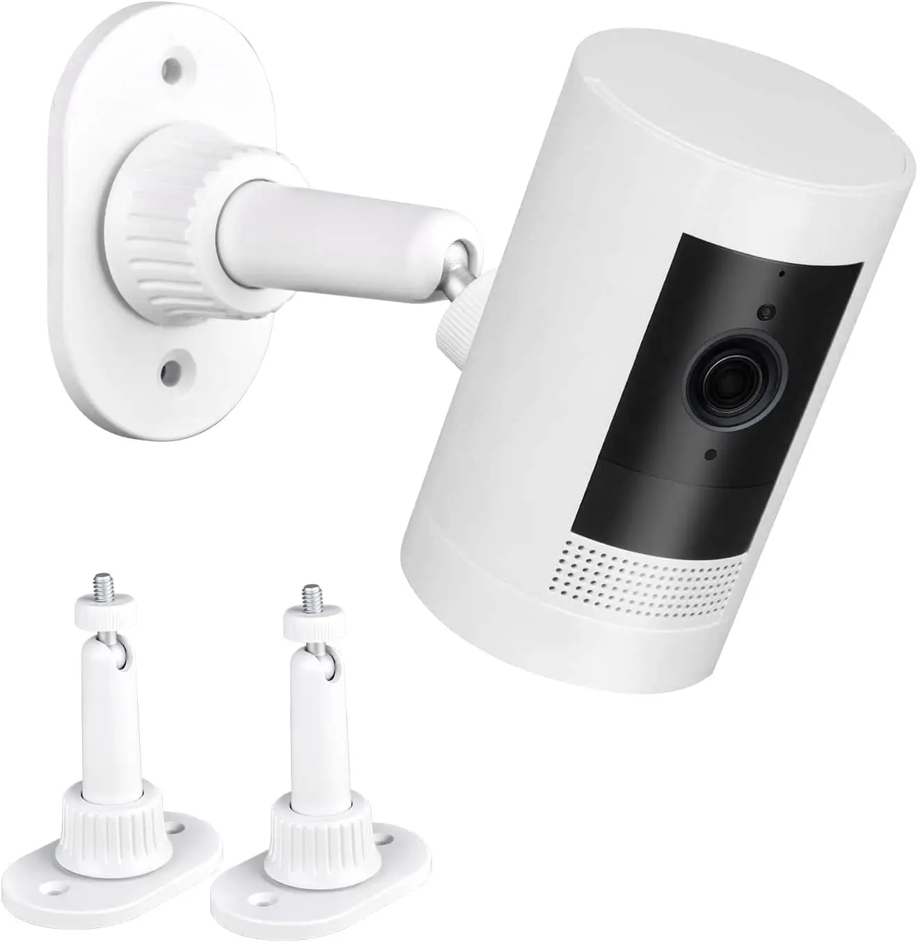 

2Pack Adhesive Wall Mount for Ring Stick Up Cam & Indoor Cam, 360° Adjustable Bracket for Surveillance Camera