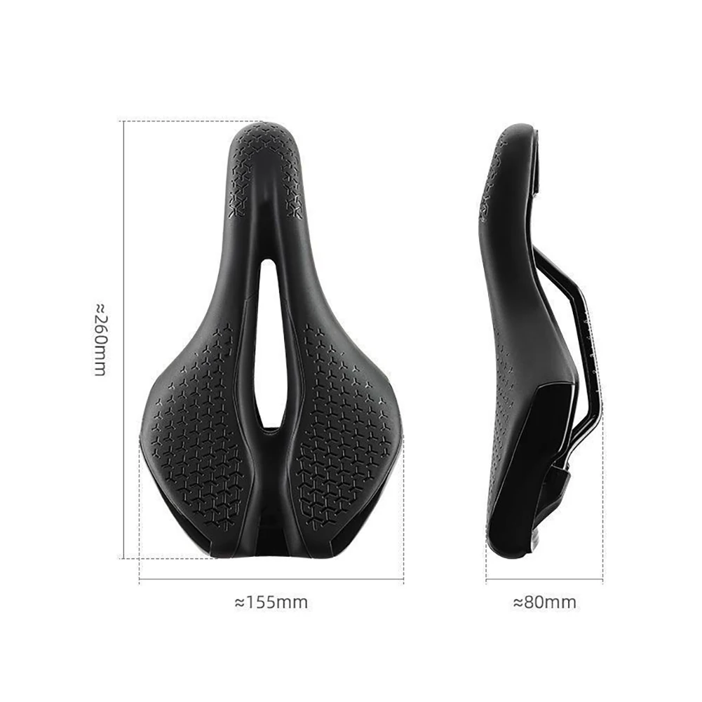 سرج مقعد الدراجة MTB الطريق دراجة السرج جوفاء تنفس للصدمات ركوب الدراجات السرج بولي PU وسادة جلدية غير قابلة للانزلاق