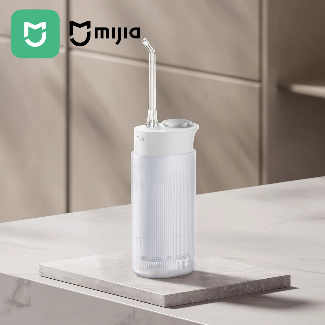 2024-new-mijia-electric-oral-irrigator-f400-portable-water-flosser-200ml-4-mode-tooth-pick-whitening-cleaner-waterpulse
