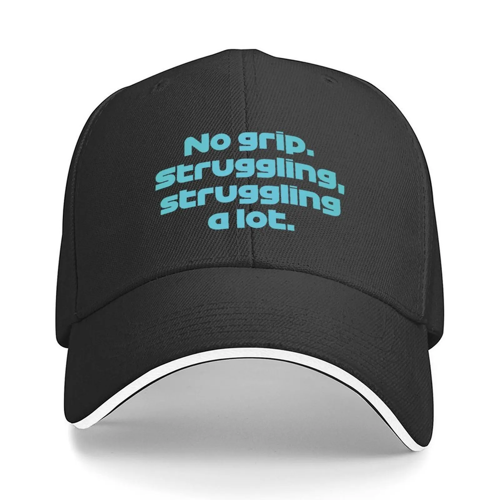

RUS. No Grip. Struggling a Lot - Best Team Radio Hungarian GP 2022 (Original - Black BG) Baseball Cap