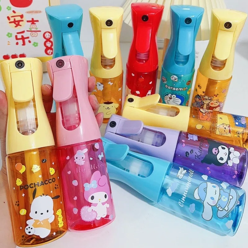 Sanrio New Hello Kitty Kuromi My Melody Cinnamoroll Kawaii Anime Cartoon Watering Can Kitchen Transparent Portable Compact Cute