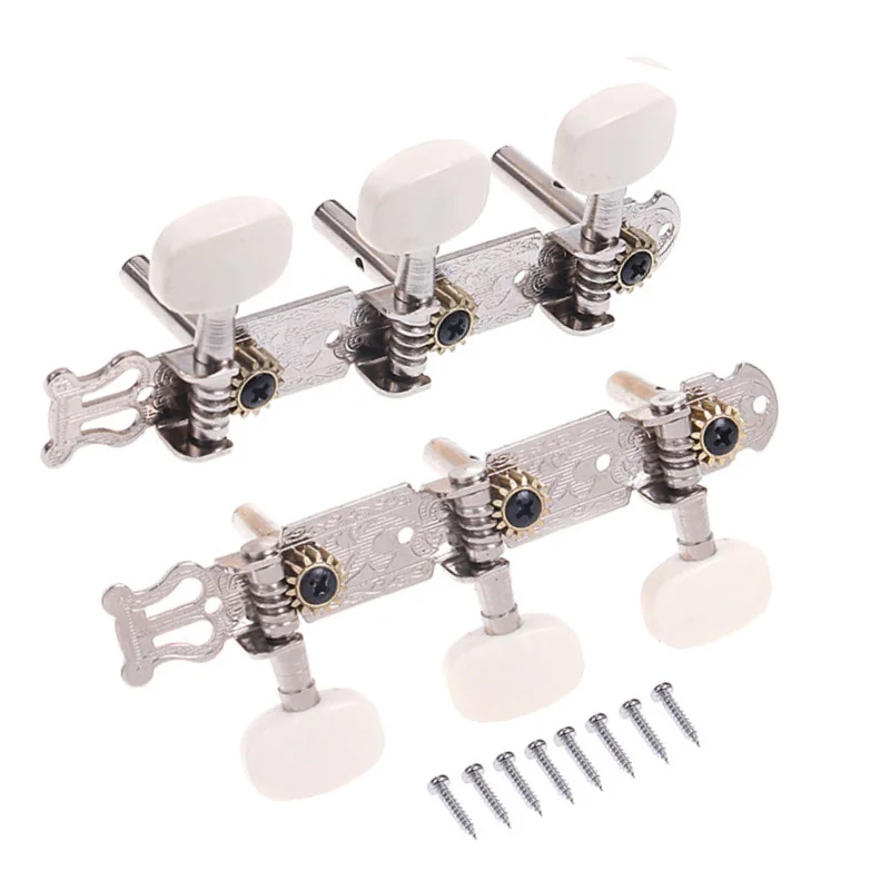 1 Pair Professional Guitar Tuning Pegs Classical Guitar String Tuning Pegs Guitar Accessories Left Right 3L3R Tuners Keys Part