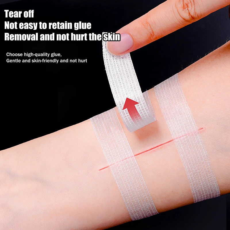 3/5/6Pcs/pack Wound Closure Tape Adhesive Sterile Medical Bandage Strip Skin Repair First Aid Kit Surgical Breathable Tape
