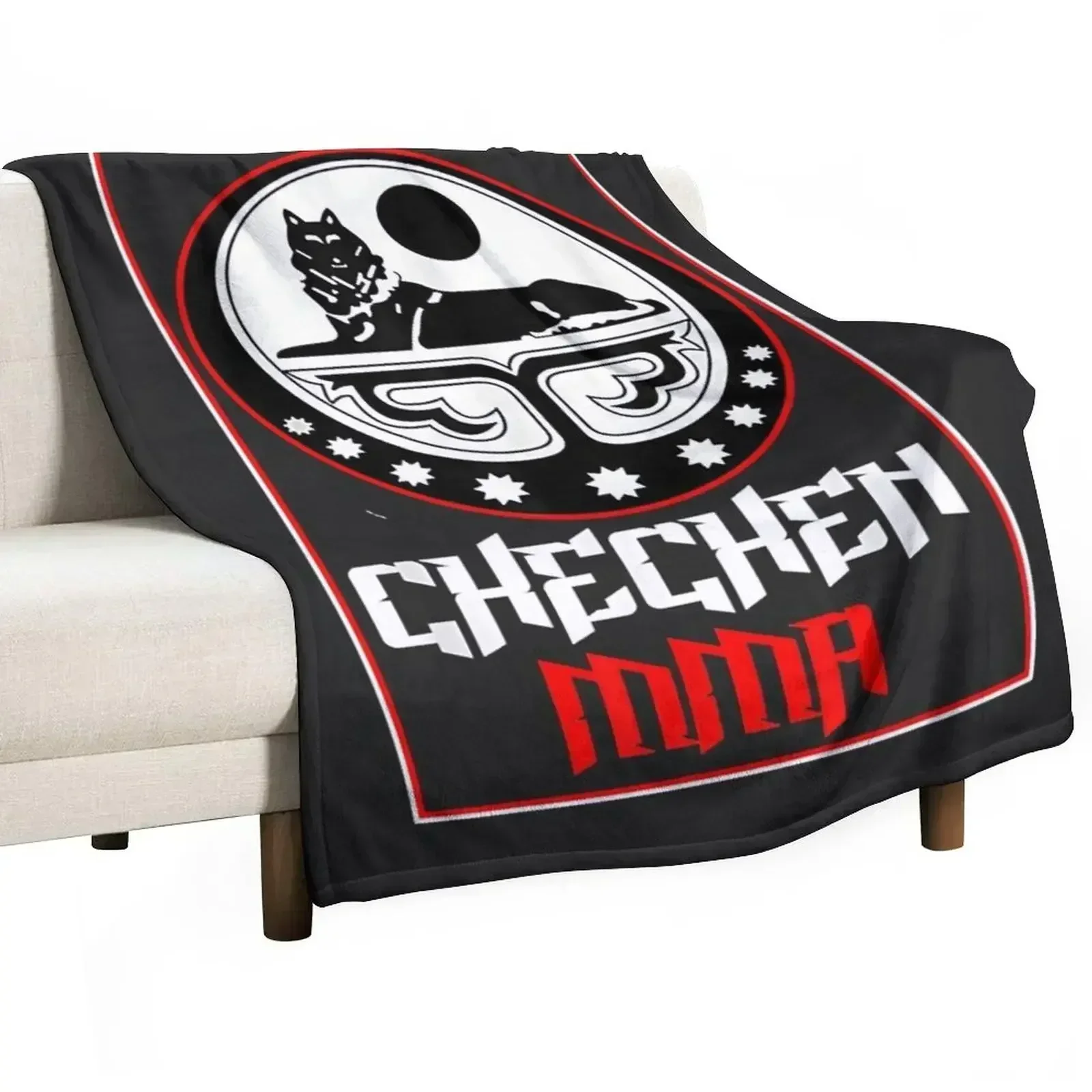 New Chechen MMA Chechnya Fight Throw Blanket Multi-Purpose Plush for winter Designers Blankets