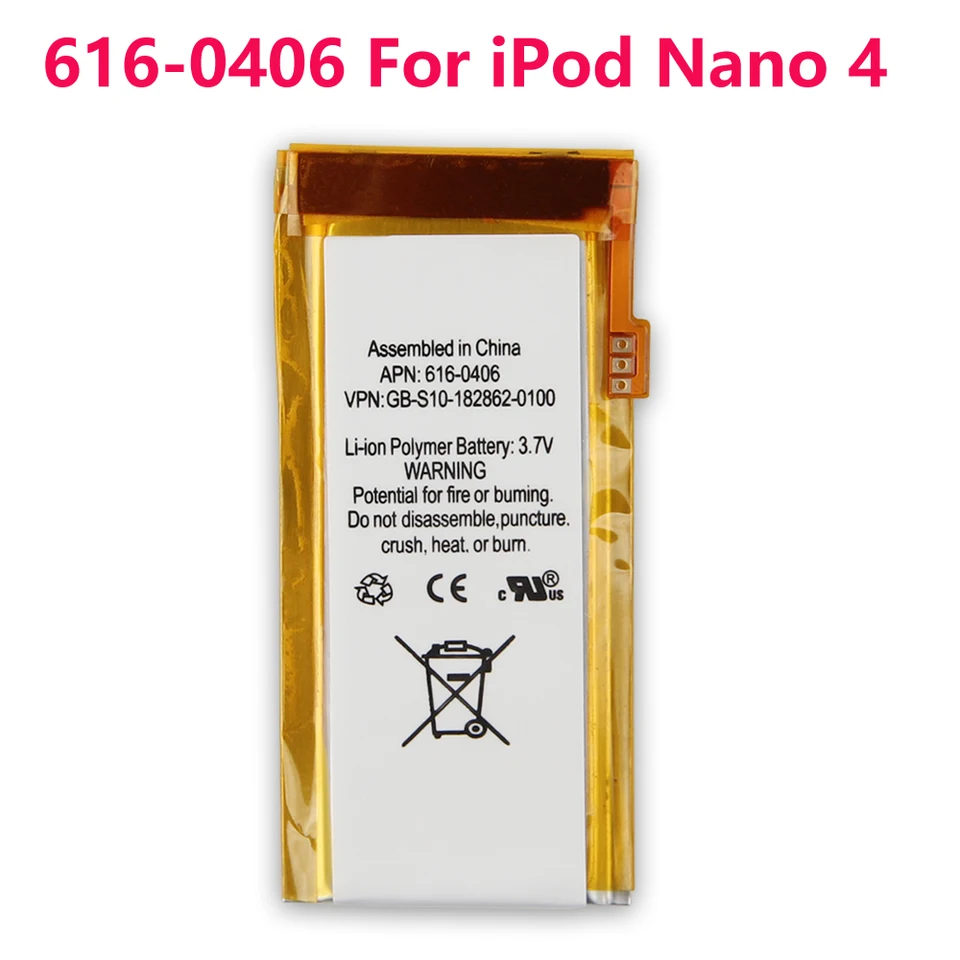 New Replacement Battery For Ipod Nano 4 5 6 7 Gen For Ipod Nano