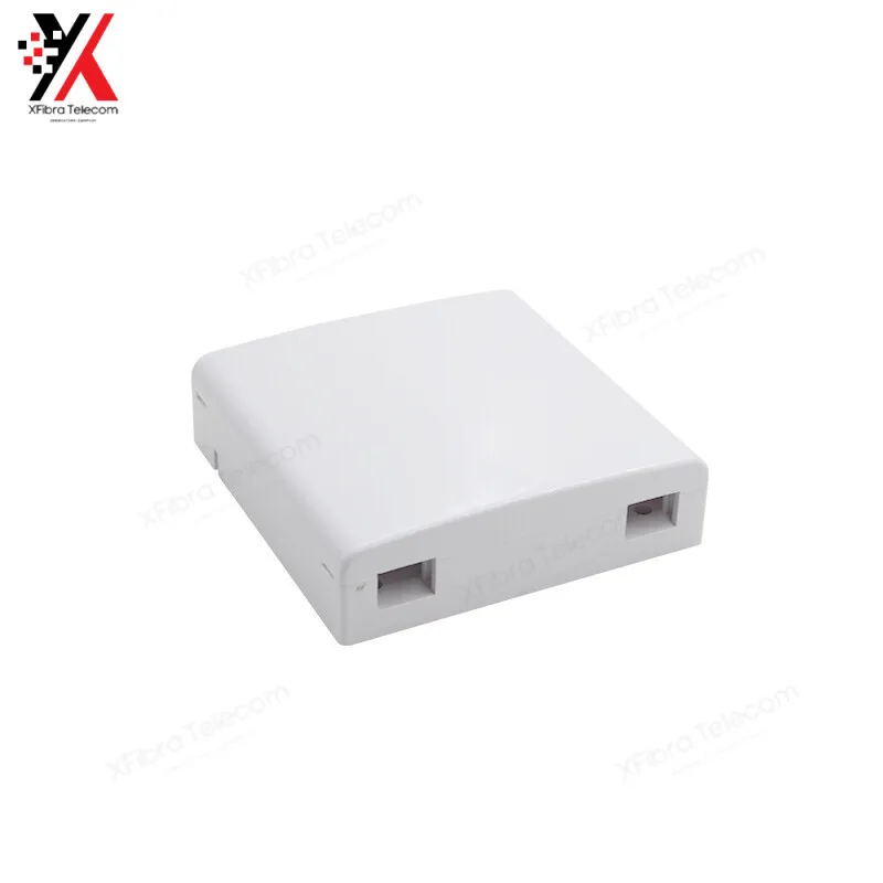 

FTTH 2Core Termination Box Ftth Box/ 2 Ports SC FC LC Fiber Optic Socket Panel ,Optical Fiber Panel Box