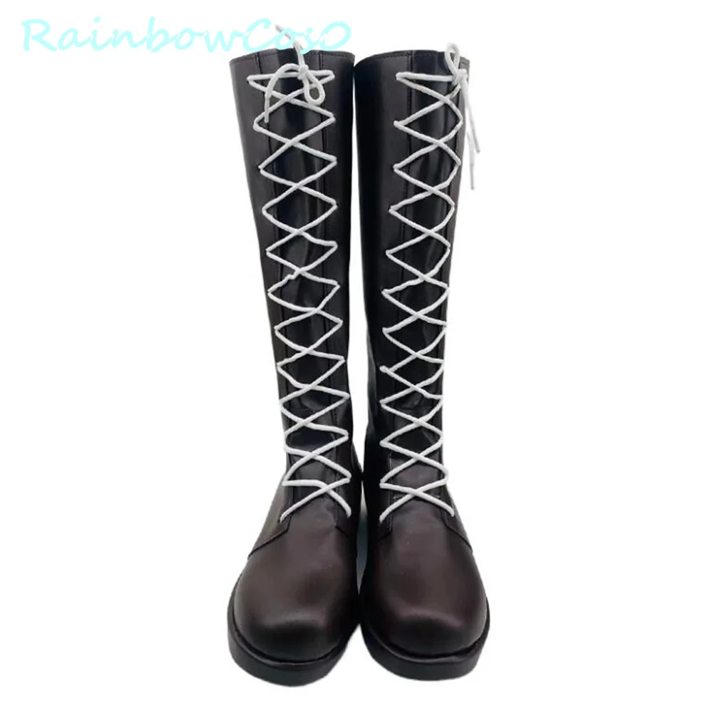 Chaussures de Cosplay Stlavabo HeClaFrieren pour les Funérailles, Bottes de Jeu, Anime, Halloween, Noël, Rainbow Cos0, Wino 18