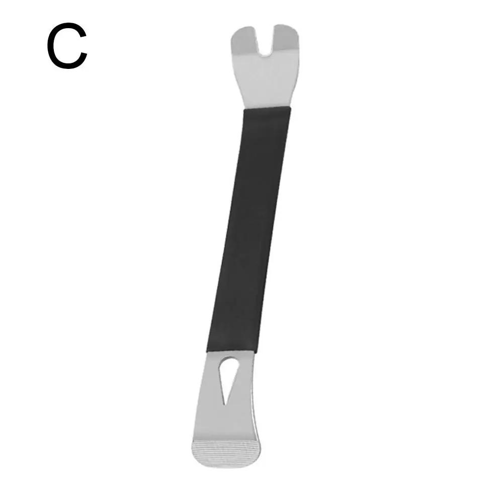 

Portable Stainless Steel Crowbar Black Trimming Tool Level Pry Fastener Driver Trim Removal Tool Door Panel