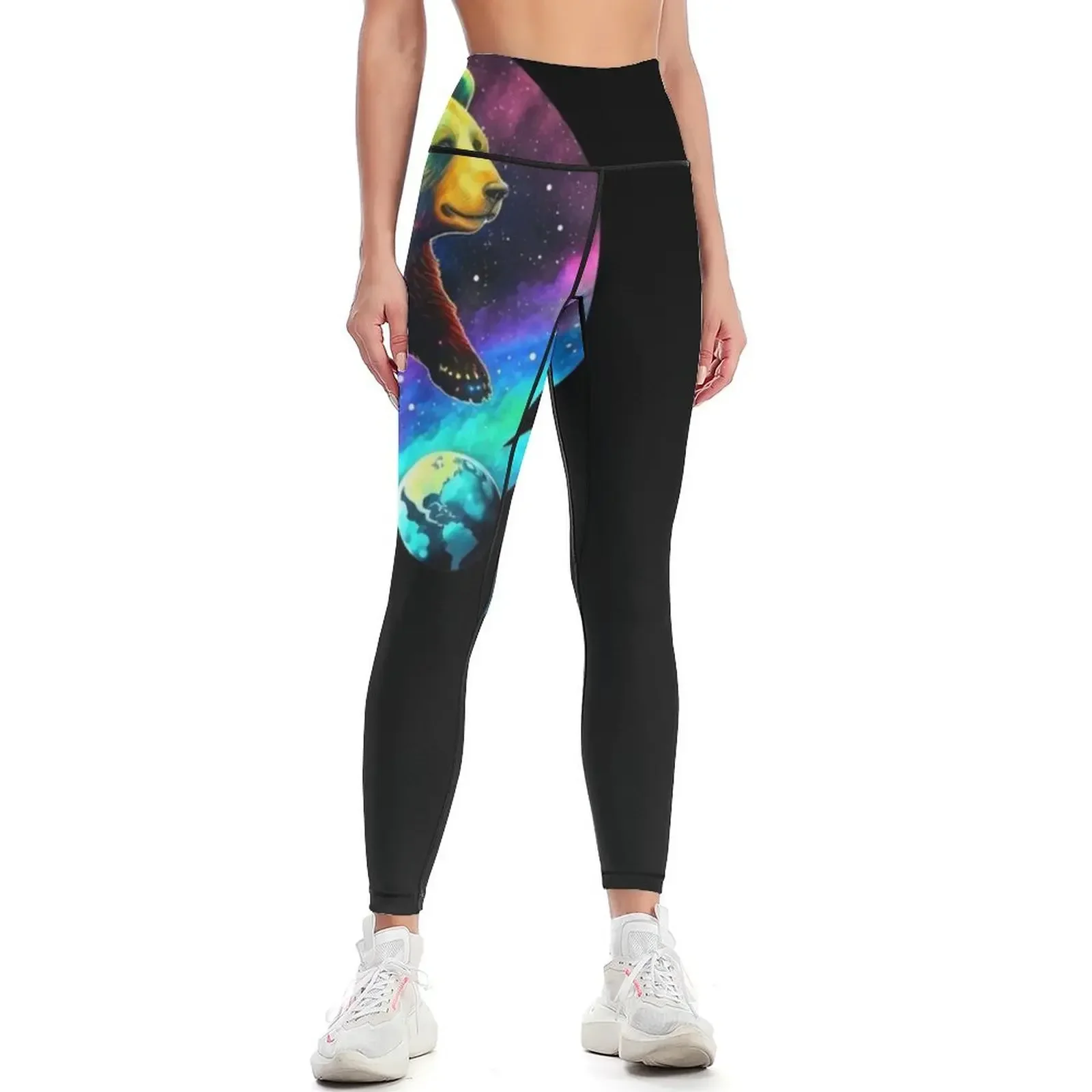 

Space bear Leggings exercise clothing for Clothing fitness for girls sport legging Womens Leggings