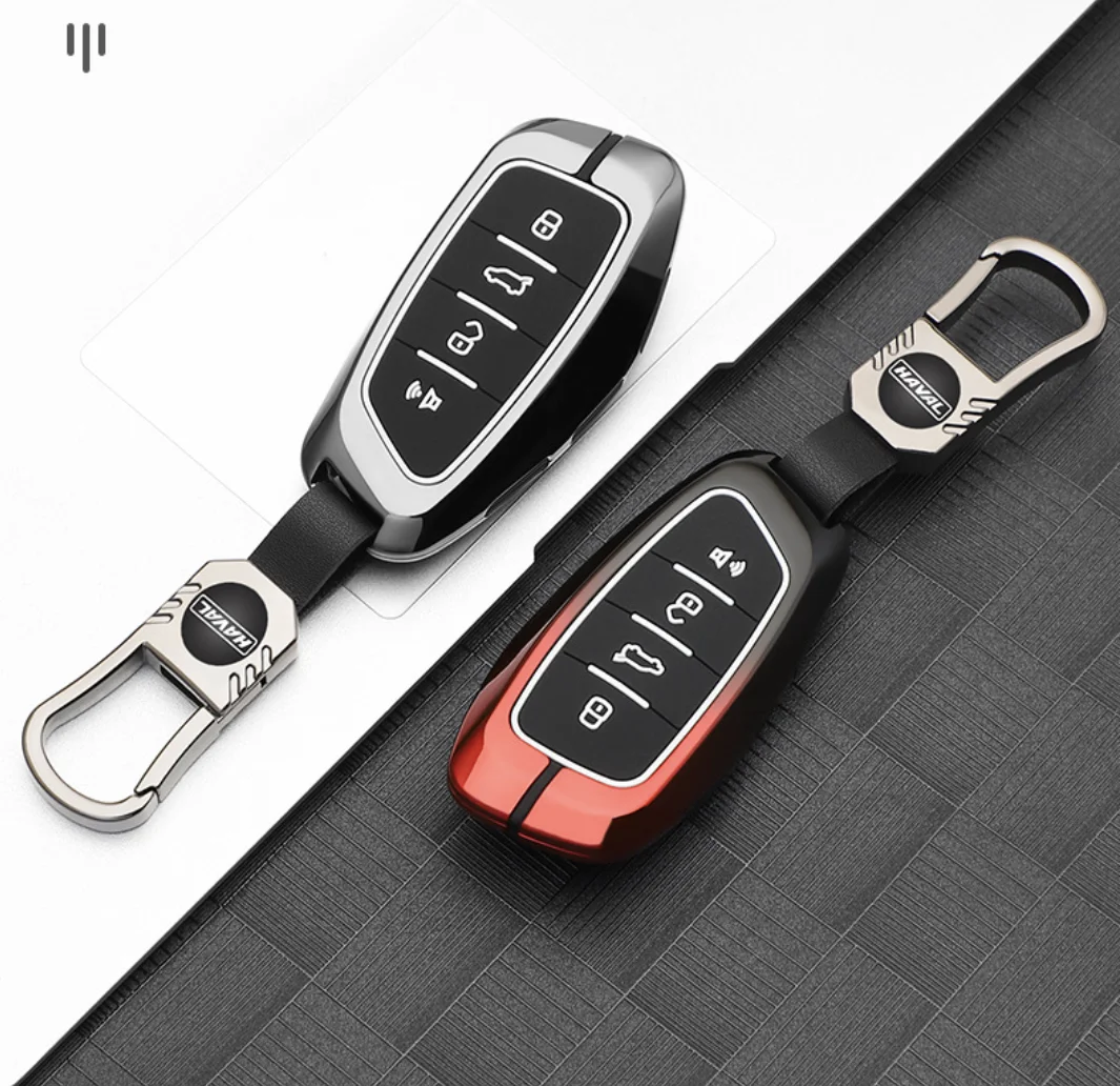 Car Zinc Key Case Holder Cover Housing For Great Wall Haval H6 2024 H9 2024 H2 M6 Cool Dog Plus Owl Dragon MAX H6 H7 H4 Styling